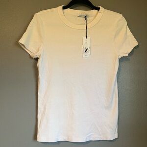 Michael Stars Cream Short Sleeve Tee